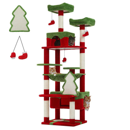 All-in-One Multi-Level Cat Tree Tower