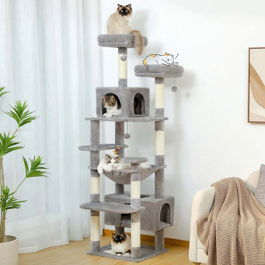 All-in-One Multi-Level Cat Tree Tower