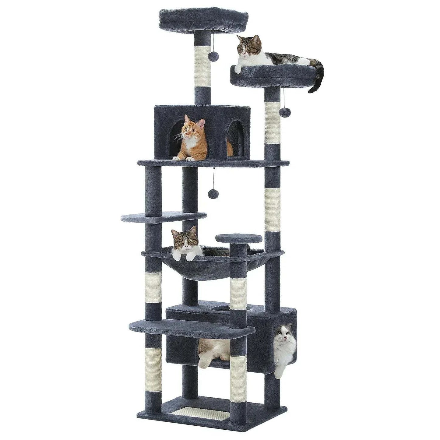 All-in-One Multi-Level Cat Tree Tower