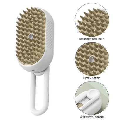 Pet Electric Steam Brush