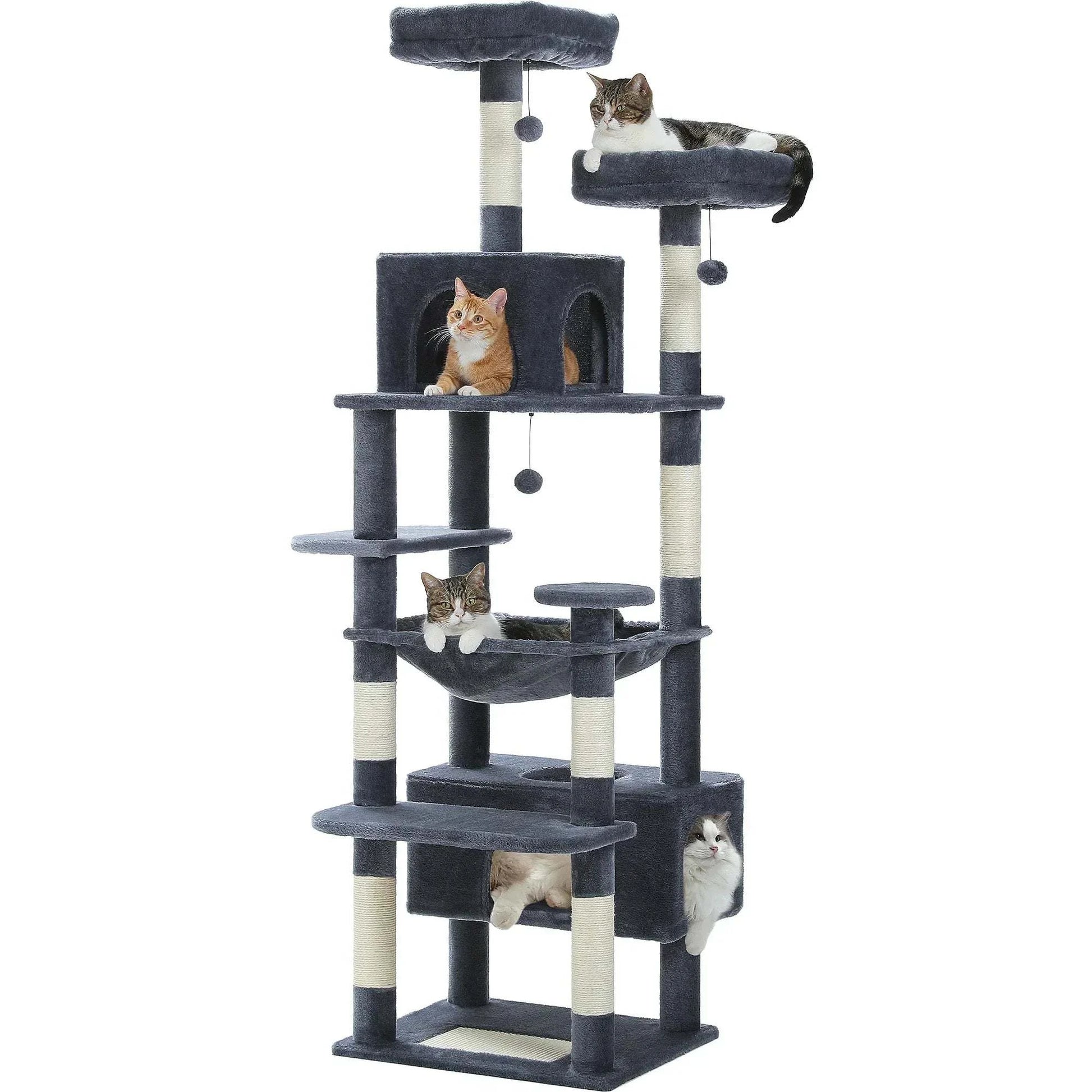 All-in-One Multi-Level Cat Tree Tower